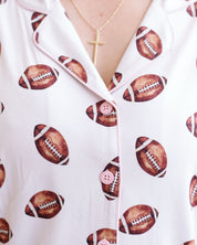 Vintage Football Women's Short Set