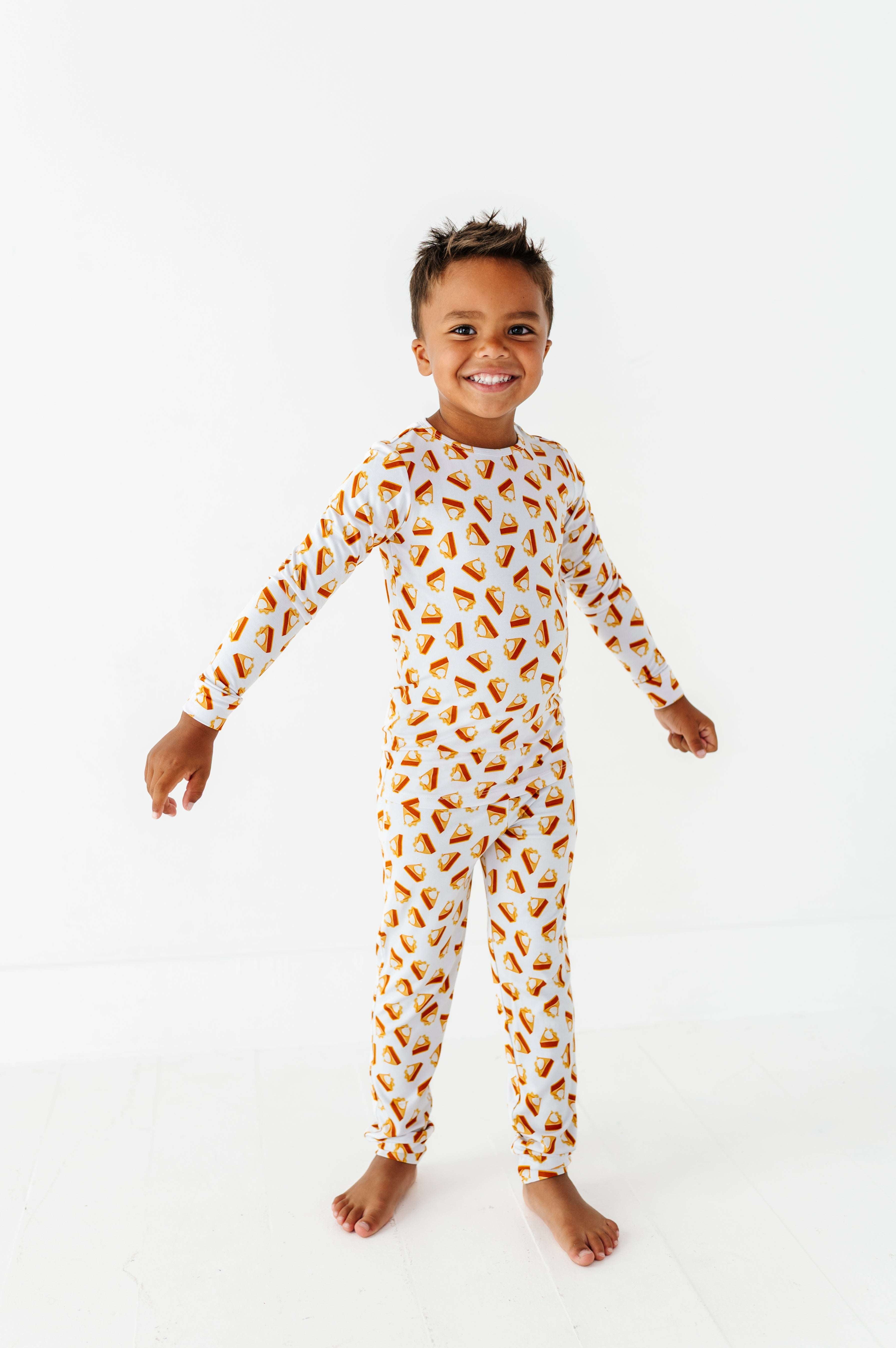 Pumpkin Pie Two-Piece Pajama Set