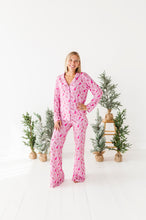 Load image into Gallery viewer, Pink Pine Tree Women&#39;s Flare Set
