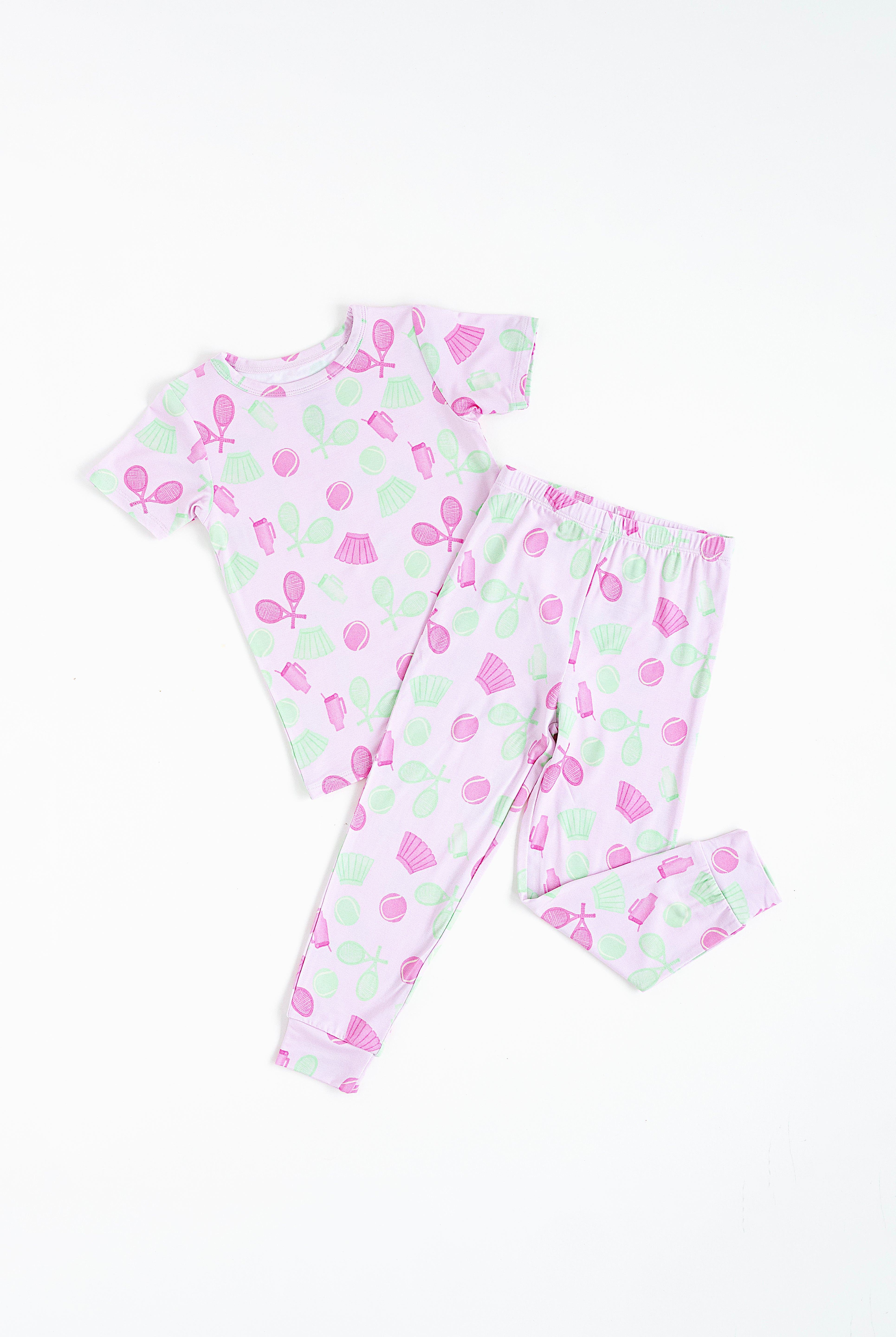 Tennis Two Piece Pajama Set