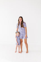 Load image into Gallery viewer, Purple Butterfly Women&#39;s Short Set
