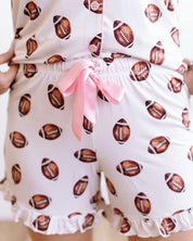 Vintage Football Women's Short Set