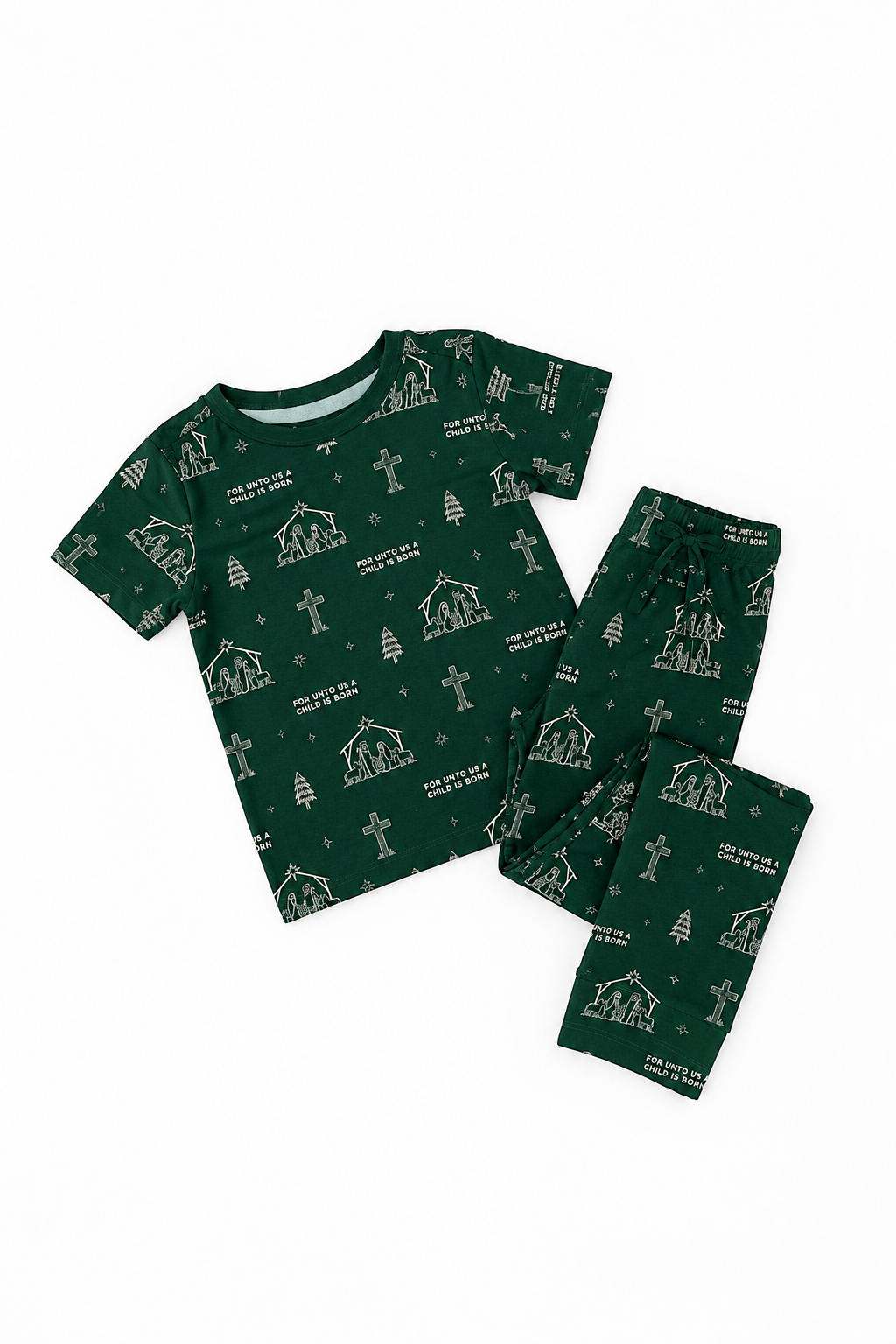 LPC X Sydney Rae Bass Green Nativity Kid's Lounge Set