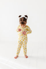 Happy Lemon Two Piece Pajama Set