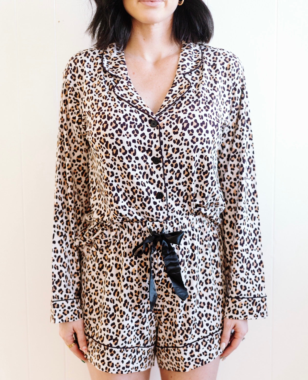 Leopard Women's Short Set