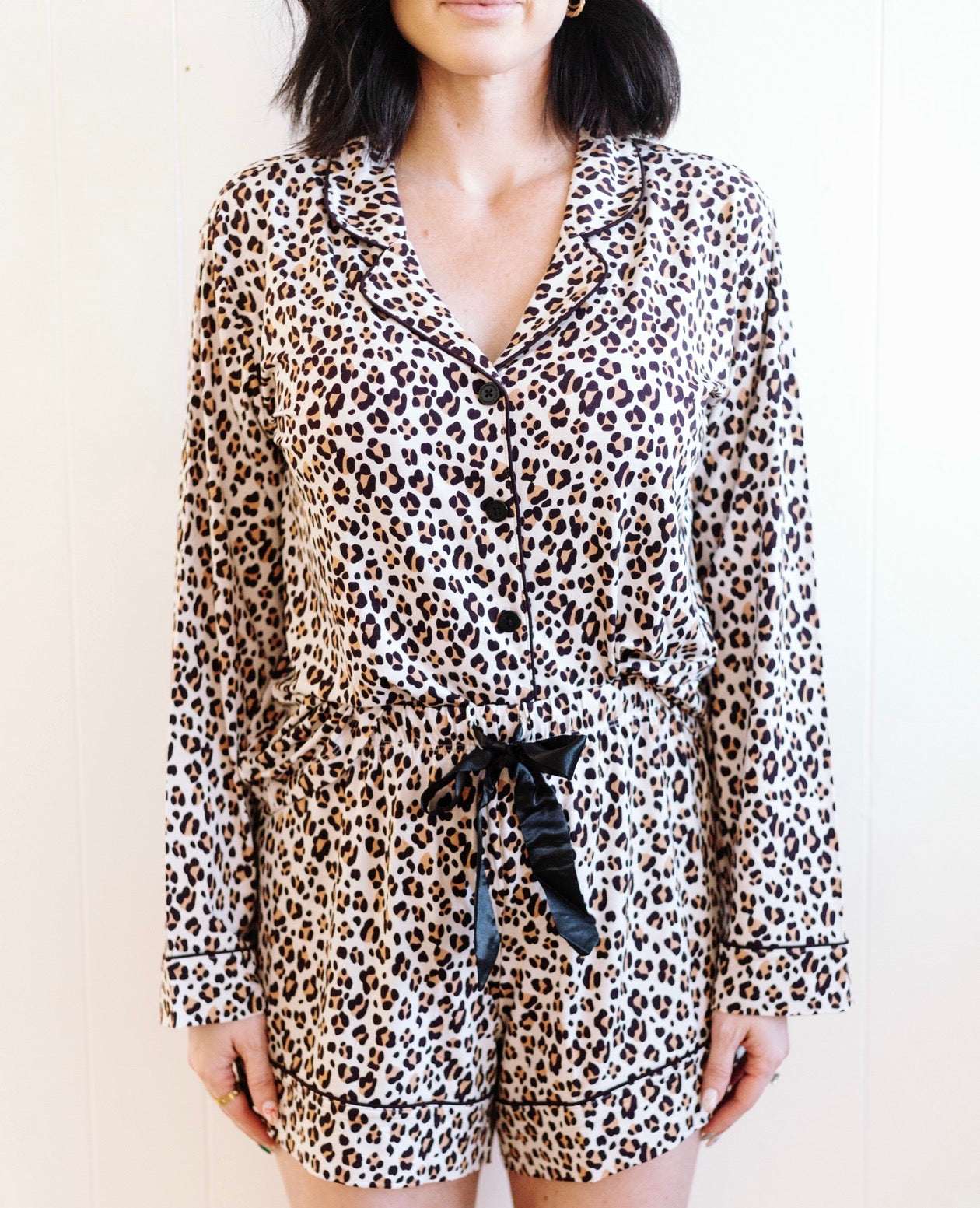 Leopard Women's Short Set