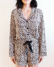 Leopard Women's Short Set