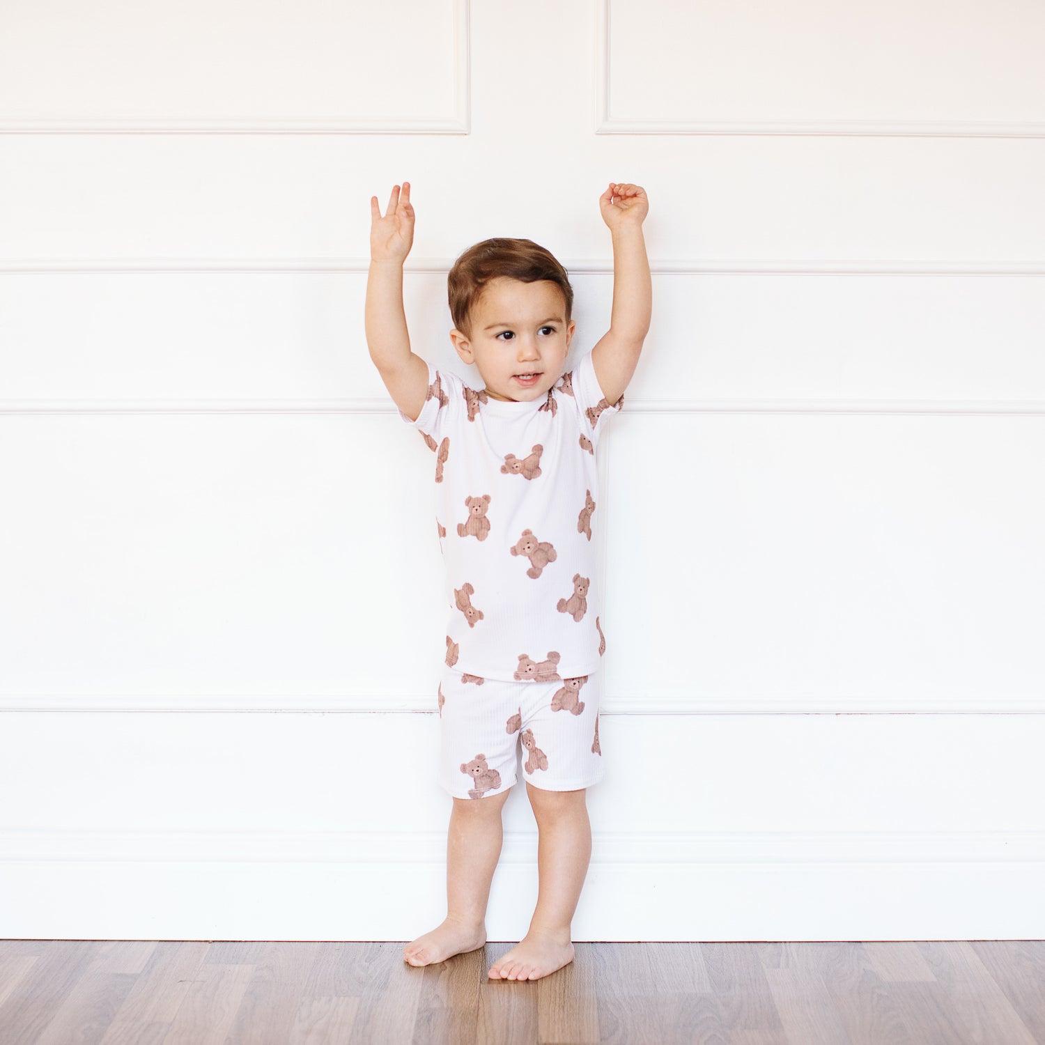 Ribbed Bear Short Set