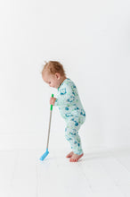 Load image into Gallery viewer, Golf Convertible Foot Onesie

