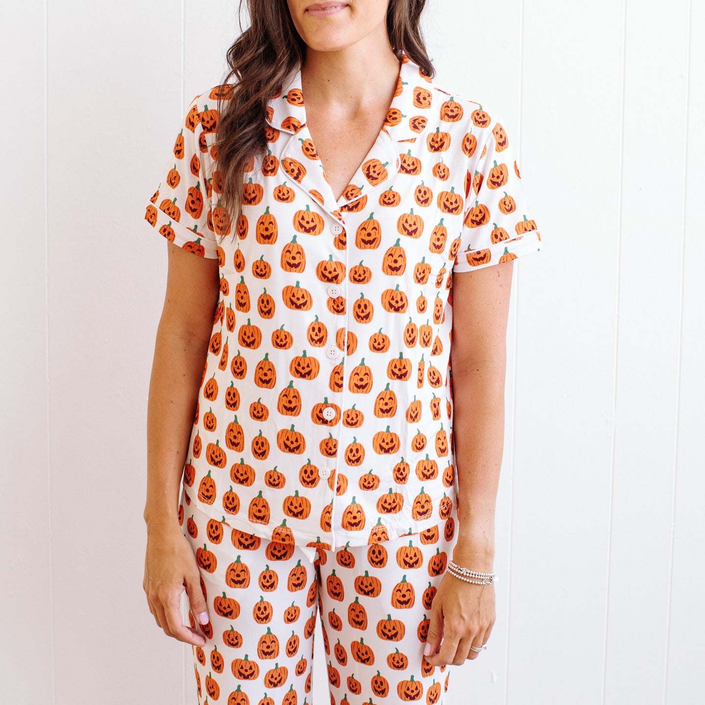 Jack O'Lantern Womens Flare Pajama Set