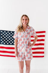 American Flag Women’s Short Set