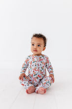 Load image into Gallery viewer, Snowboarding Gingerbread Onesie
