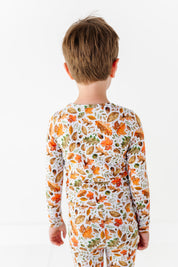Fall Leaves Two Piece Pajama Set