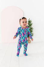 Load image into Gallery viewer, Colorful Pine Trees Convertible Onesie
