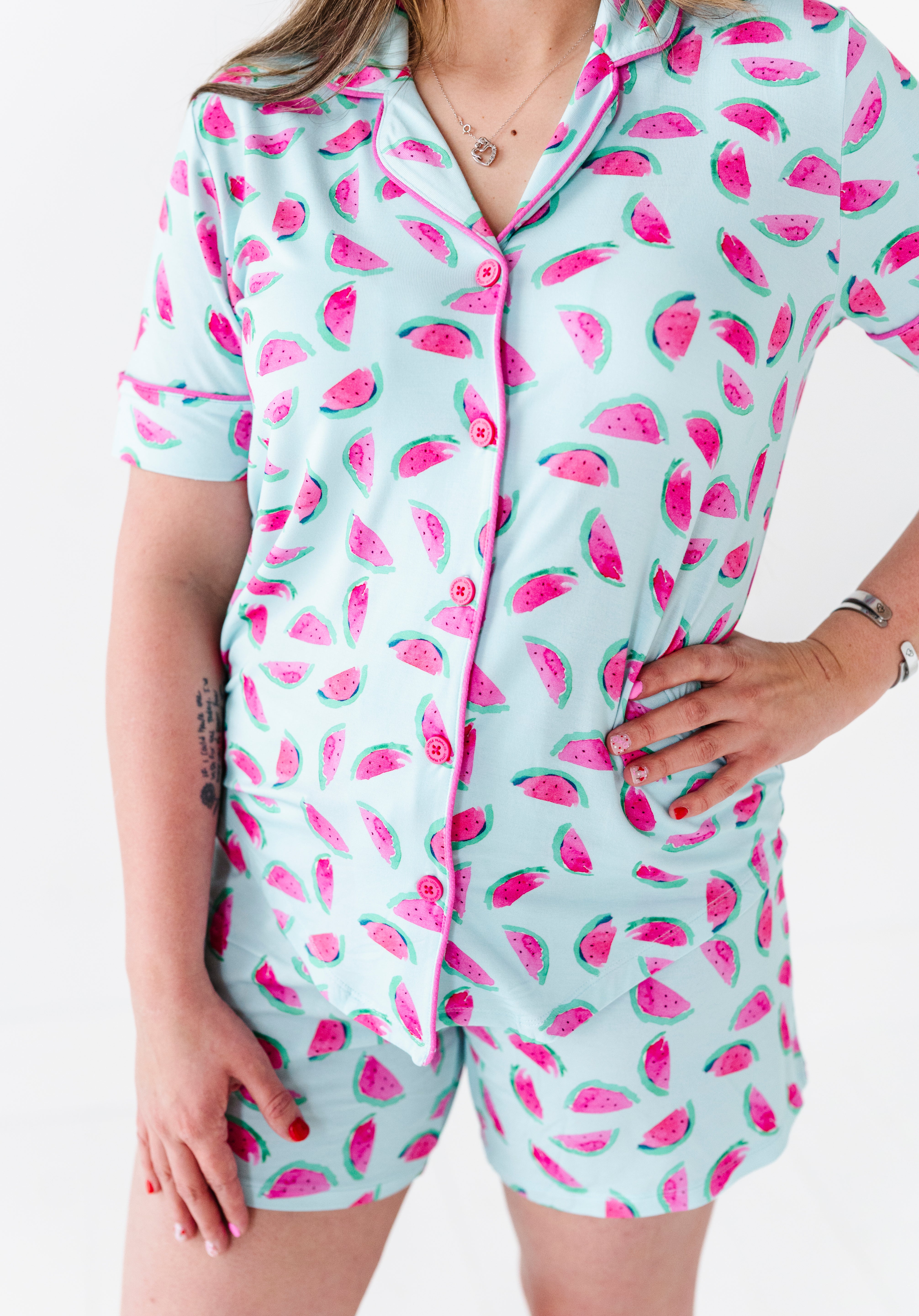 Watermelon Women’s Short Set