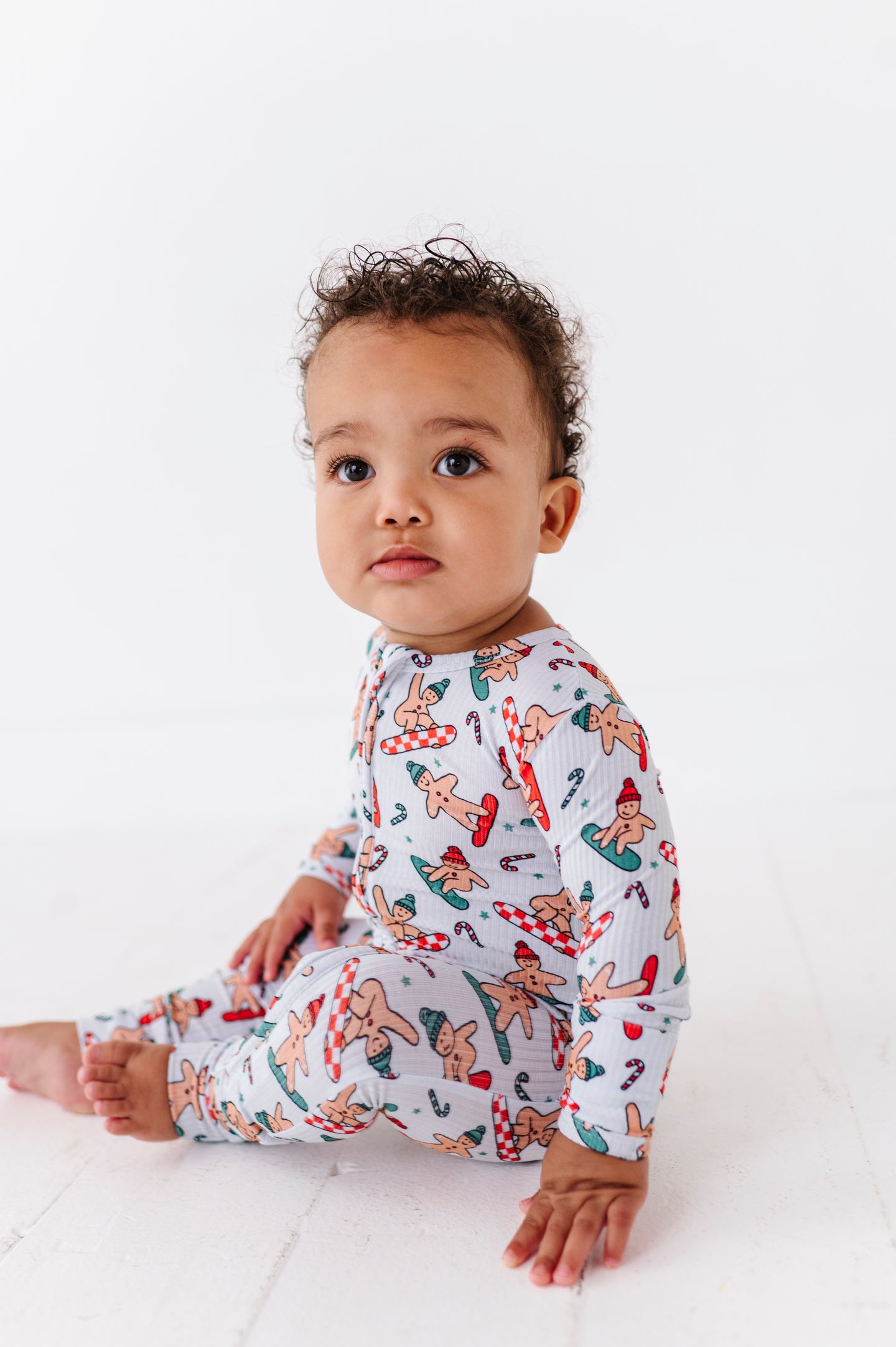 Snowboarding Gingerbread Onesie