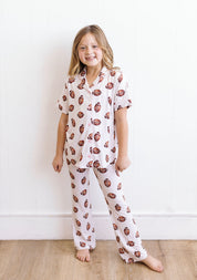 Vintage Football Girls Flare Lounge Set