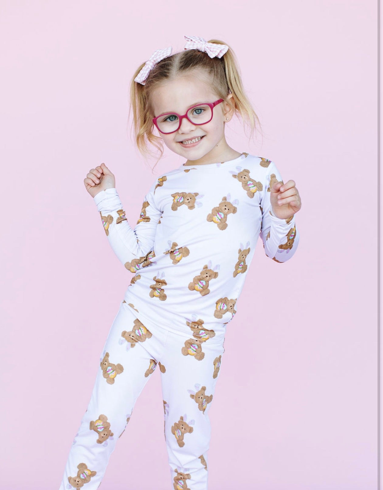 Easter Bear Two Piece Pajama Set