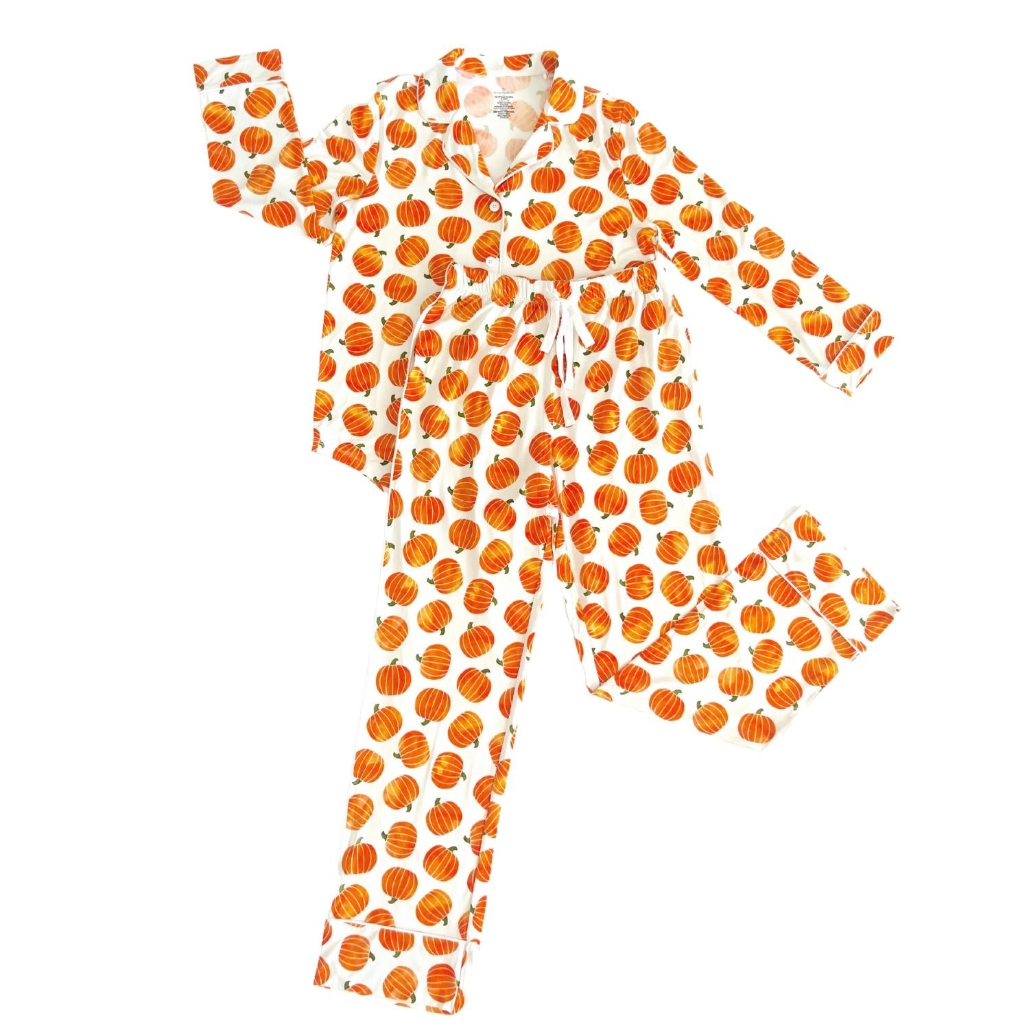 Womens pumpkin pajamas sale