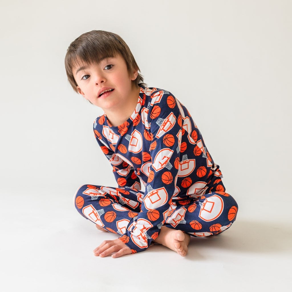 Basketball Two Piece Pajama Set
