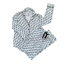 Load image into Gallery viewer, Women&#39;s Evergreen Button Down Pajama Set
