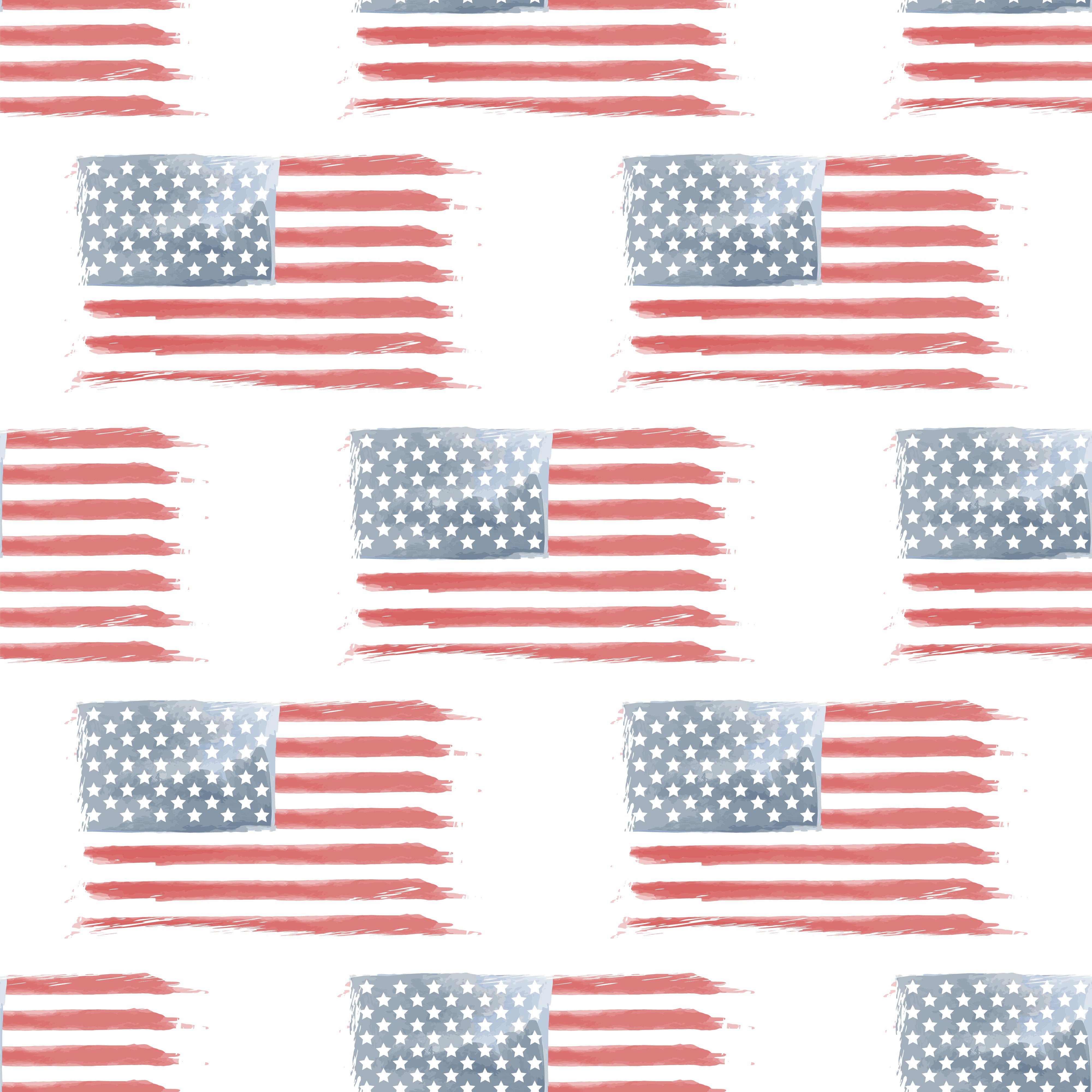 American Flag Ruffle Short Set