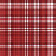 Red Plaid Mens Pajama Set