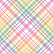 Pastel Plaid Two Piece Pajama Set