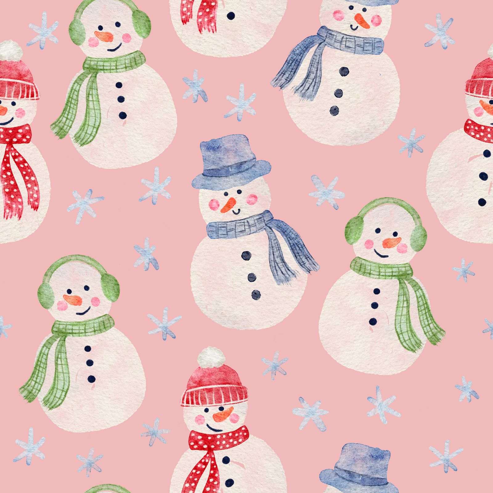 Pink Snowman Girls Flare Lounge Set
