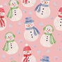 Pink Snowman