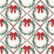 Holiday Wreaths Zipper Onesie