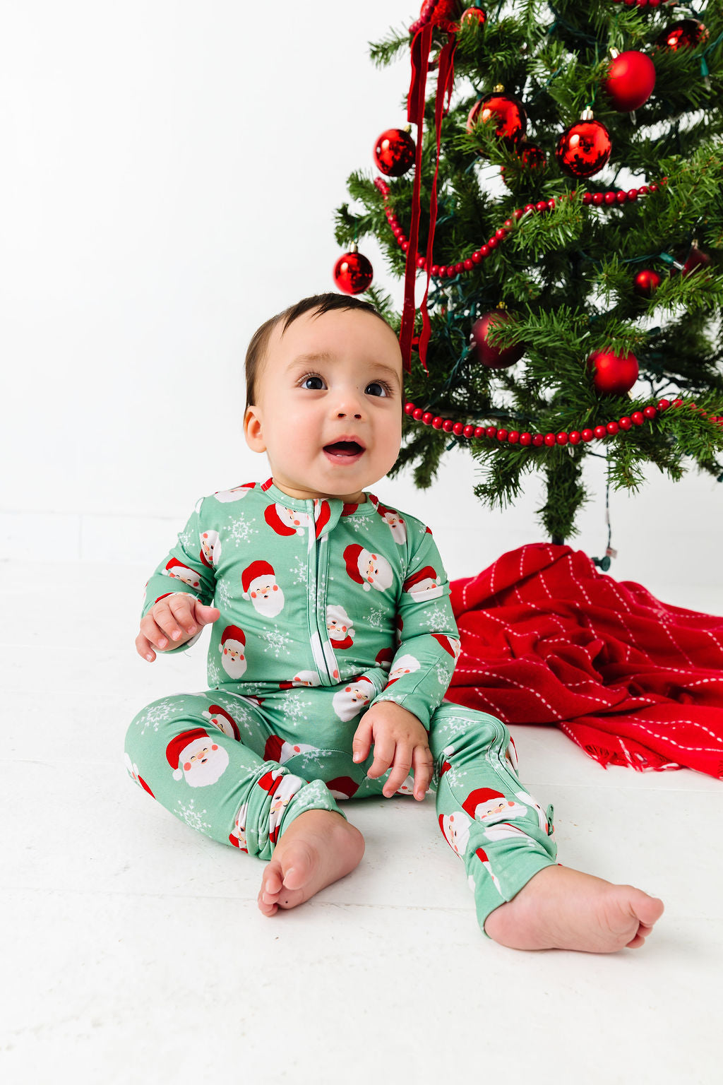 Old Saint Nick Zipper Onesie