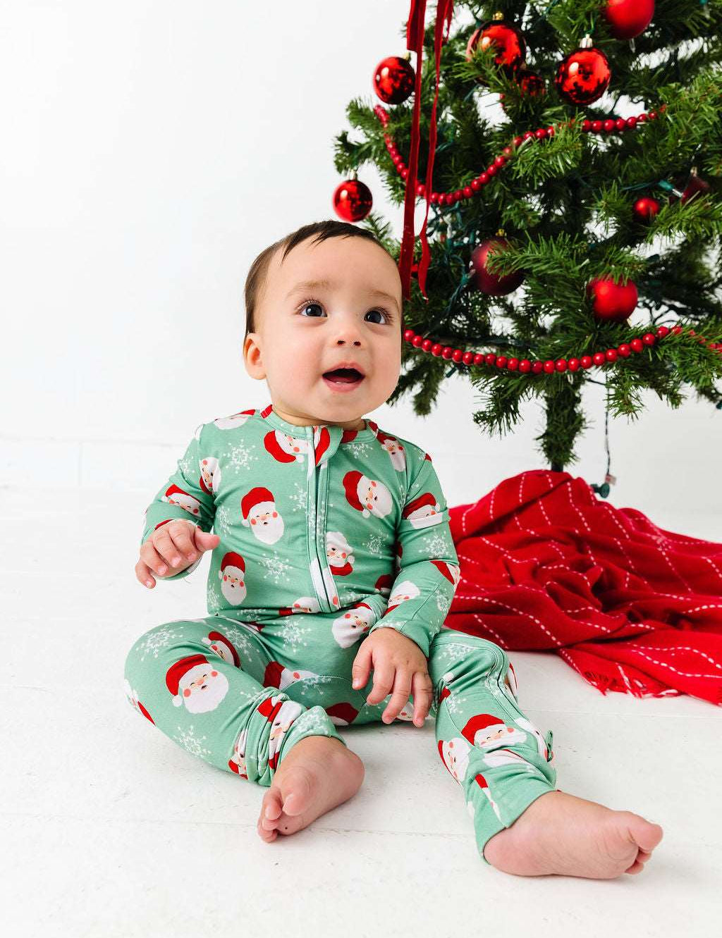 Old Saint Nick Zipper Onesie