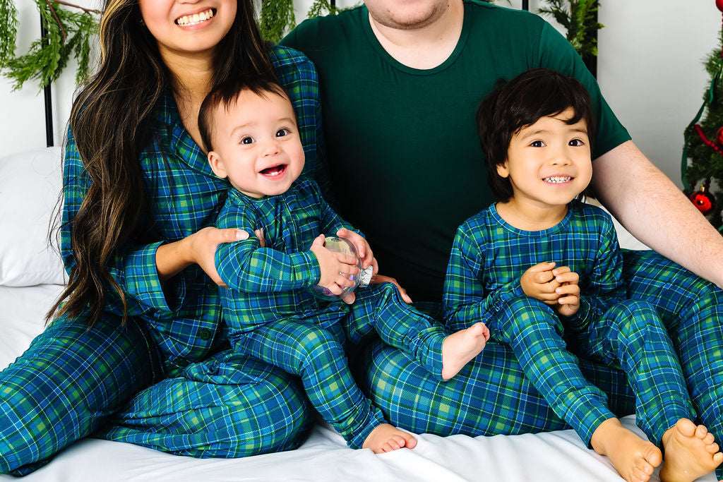 Evergreen Plaid Men's Pajama Set