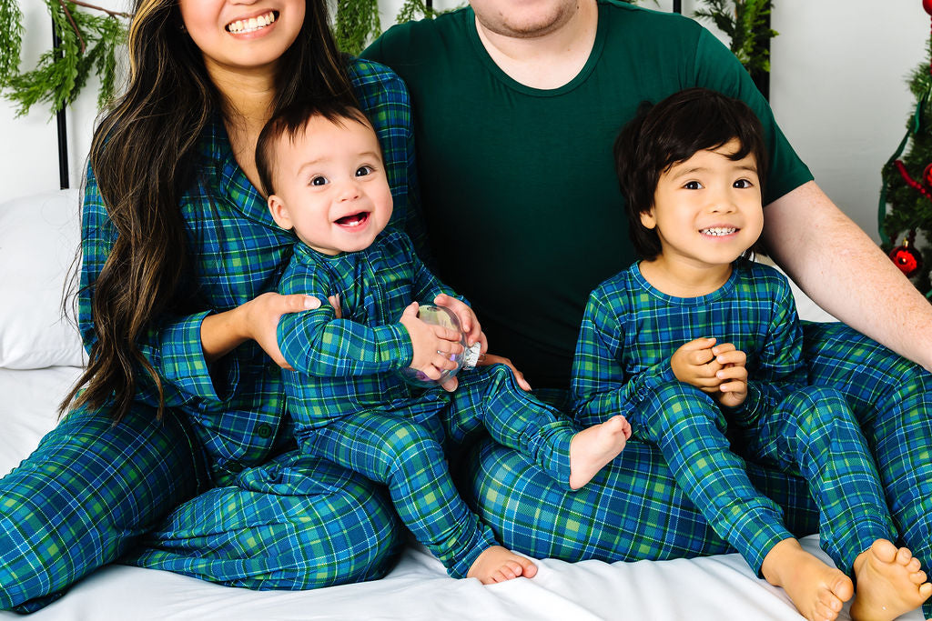 Evergreen Plaid Men's Pajama Set