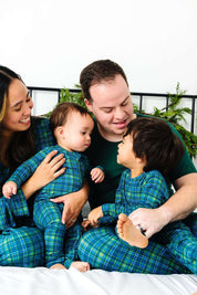 Evergreen Plaid Men's Pajama Set