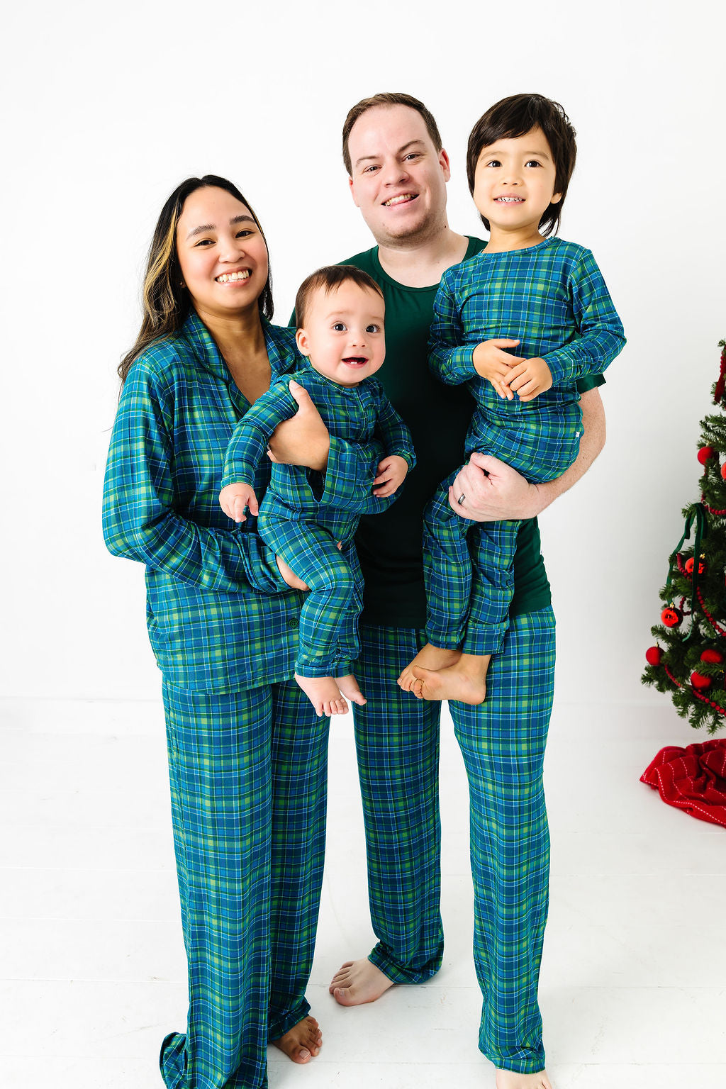 Evergreen Plaid Men's Pajama Set