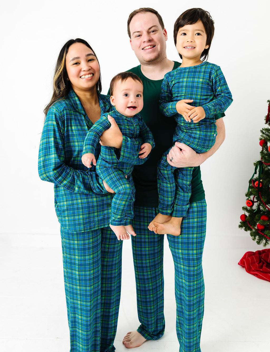 Evergreen Plaid Men's Pajama Set