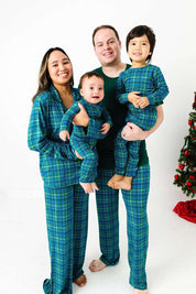 Evergreen Plaid Men's Pajama Set