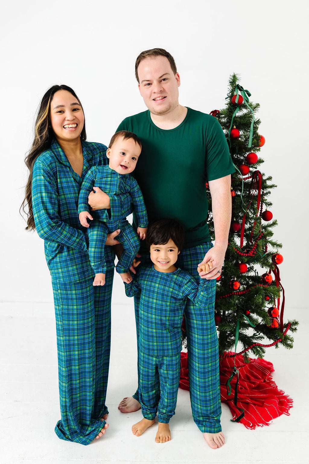 Evergreen Plaid Men's Pajama Set