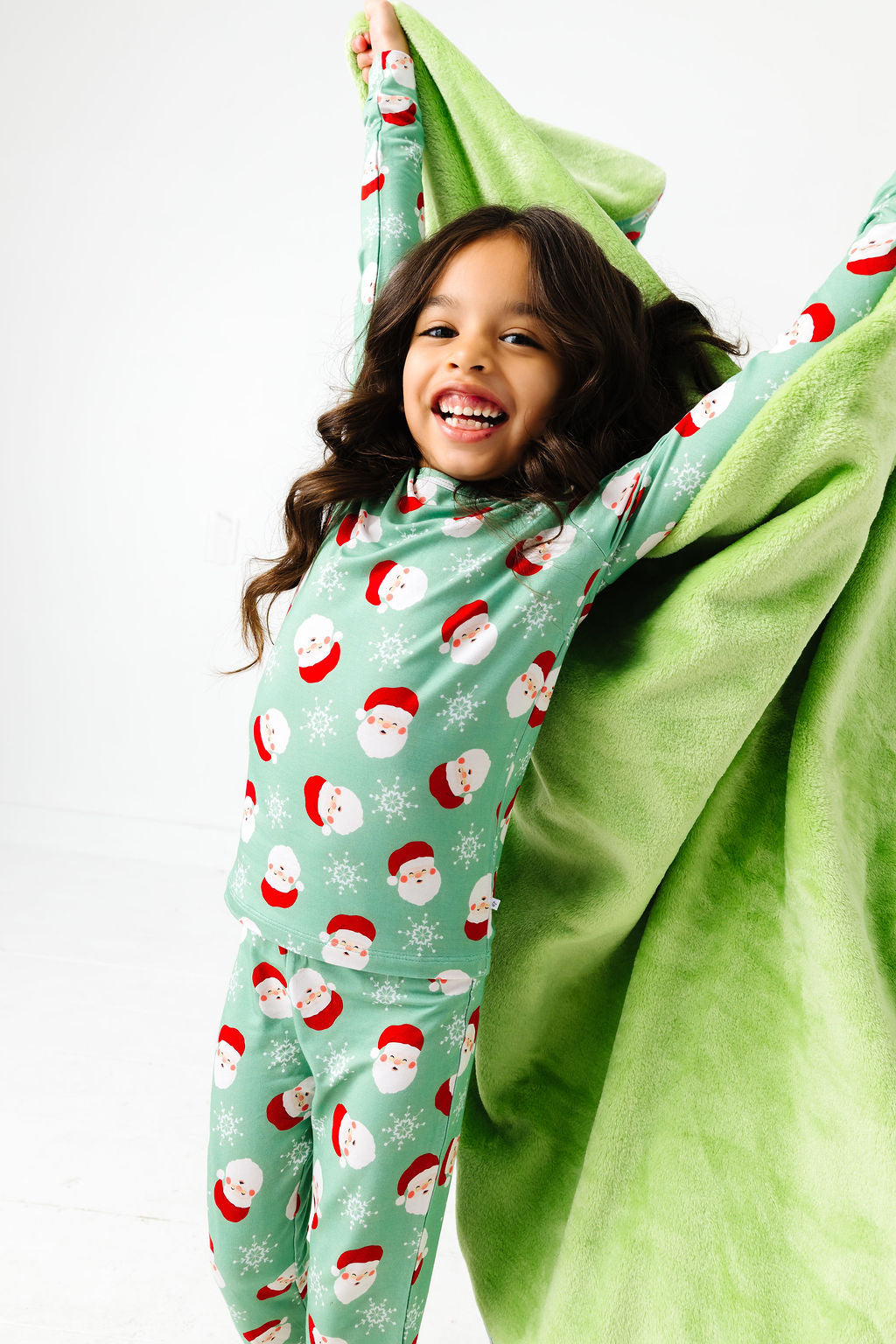 Old Saint Nick Plush Blanket