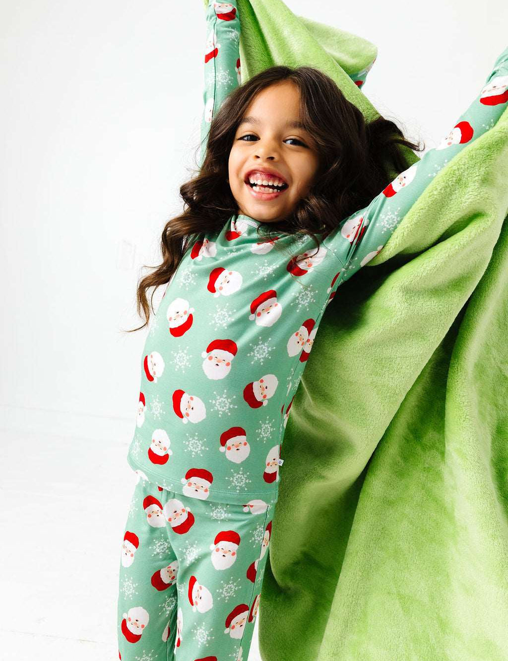Old Saint Nick Plush Blanket