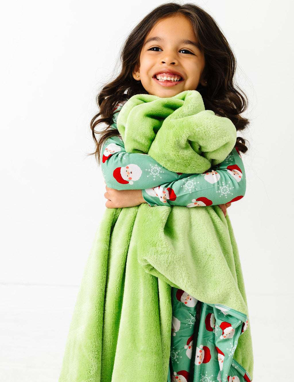 Old Saint Nick Plush Blanket