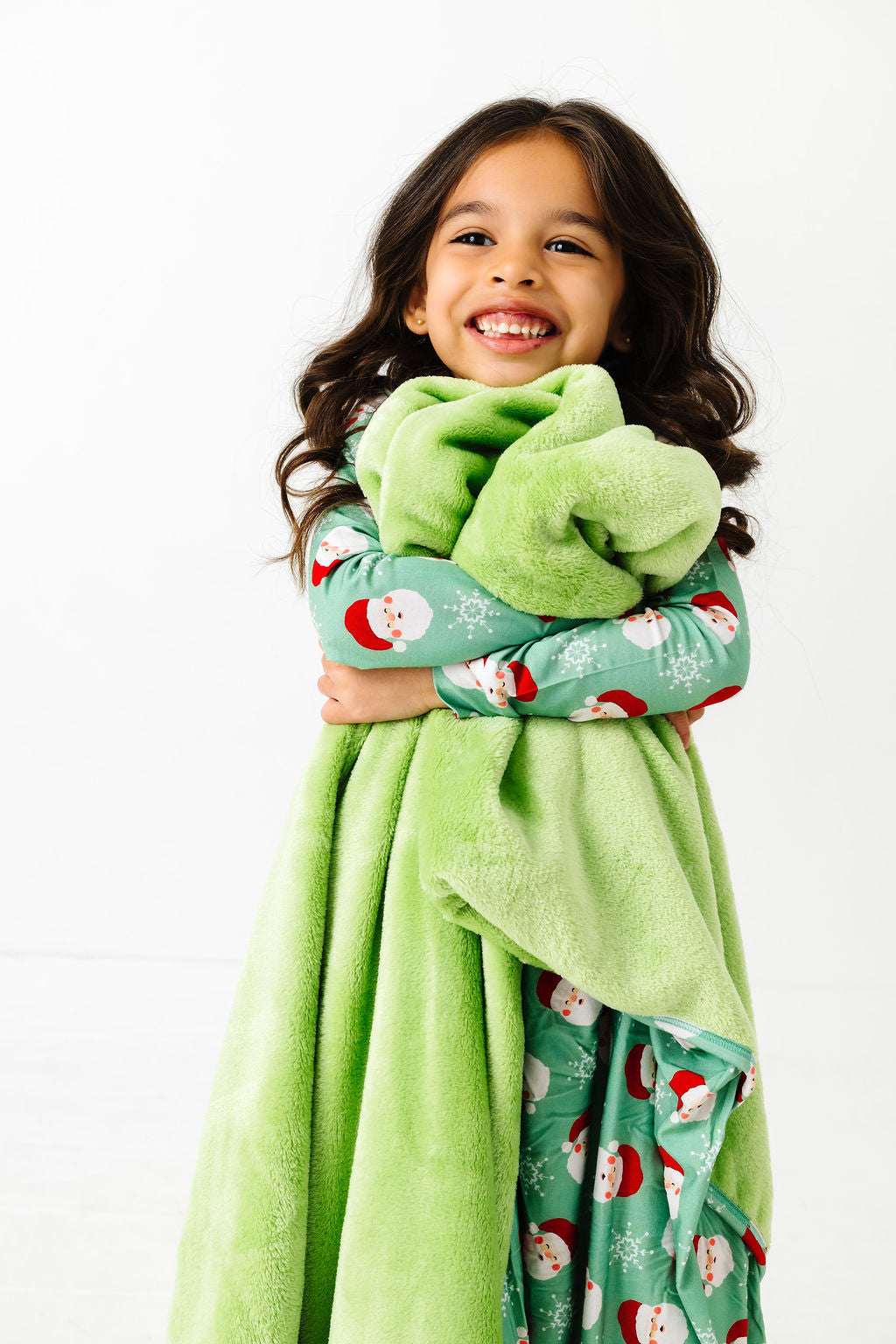 Old Saint Nick Plush Blanket