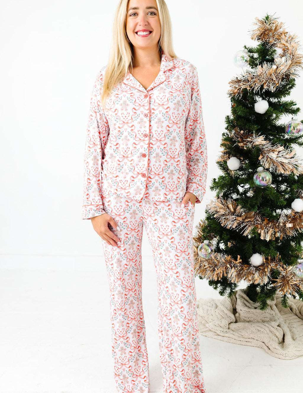 Gingerbread and Bows Women's Flare Set