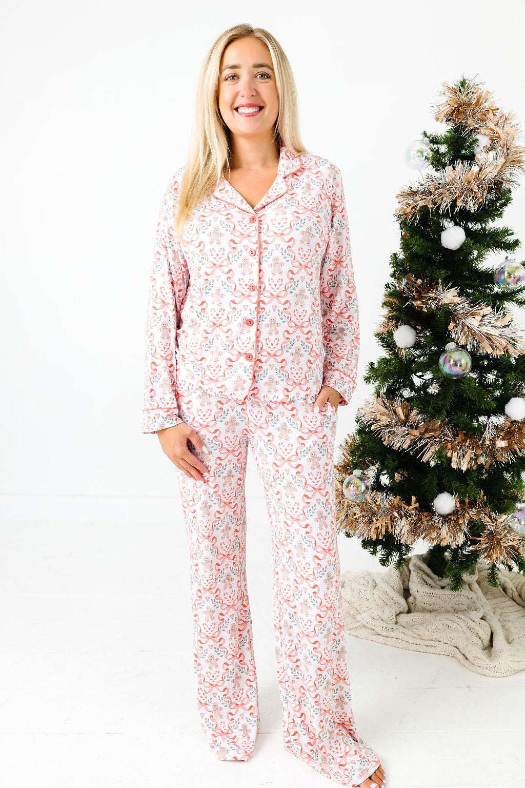 Gingerbread and Bows Women's Flare Set