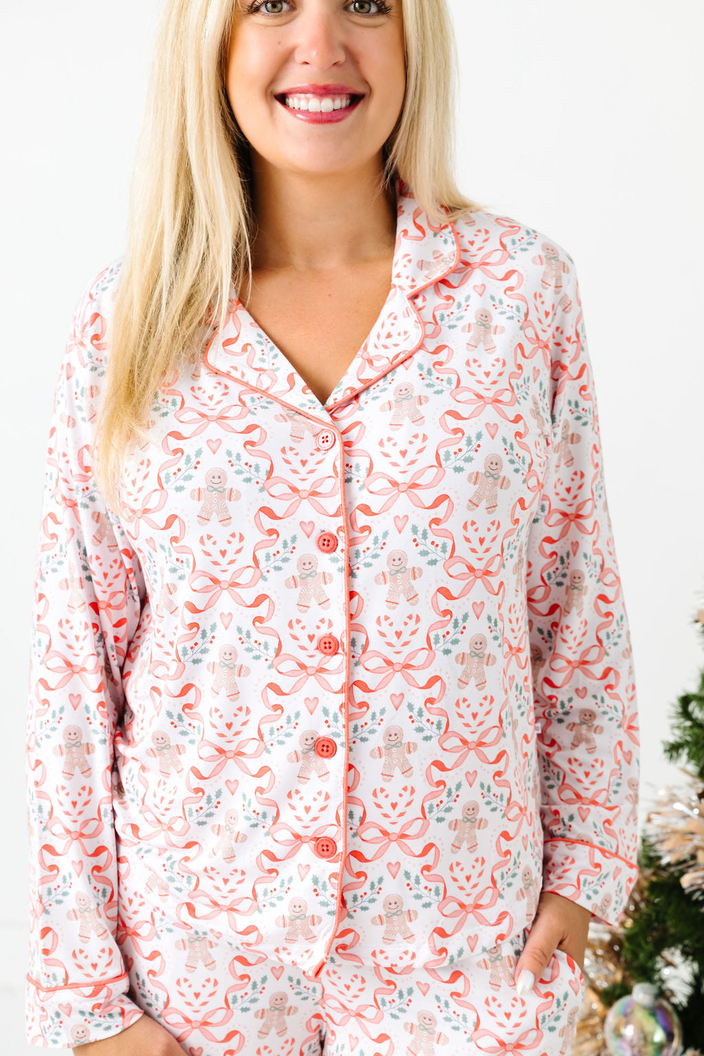 Gingerbread and Bows Women's Flare Set