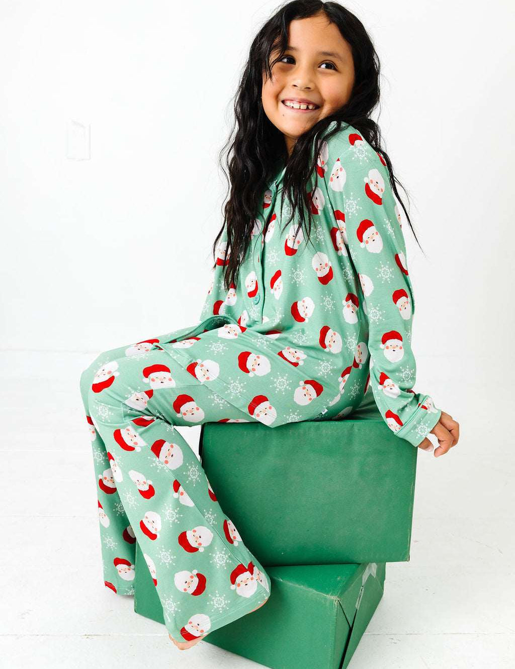 Old Saint Nick Girls Lounge Flare Set