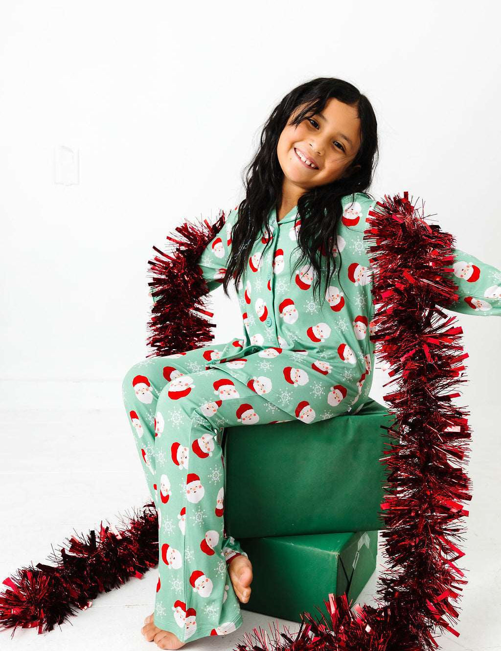 Old Saint Nick Girls Lounge Flare Set
