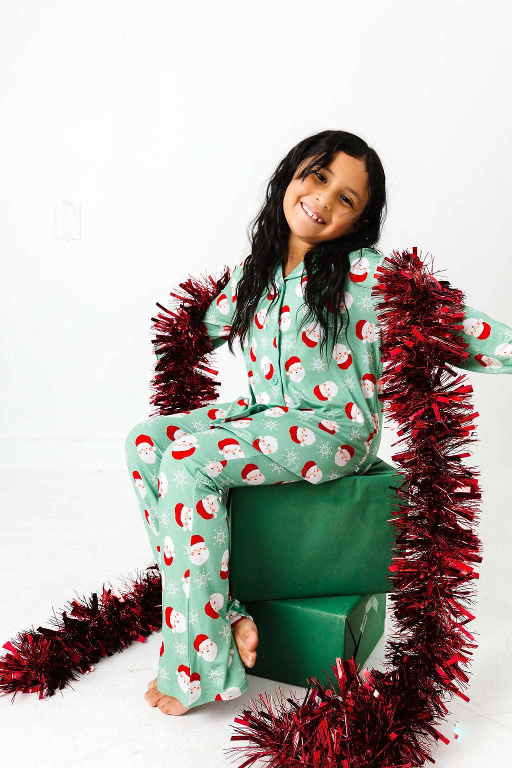 Old Saint Nick Girls Lounge Flare Set